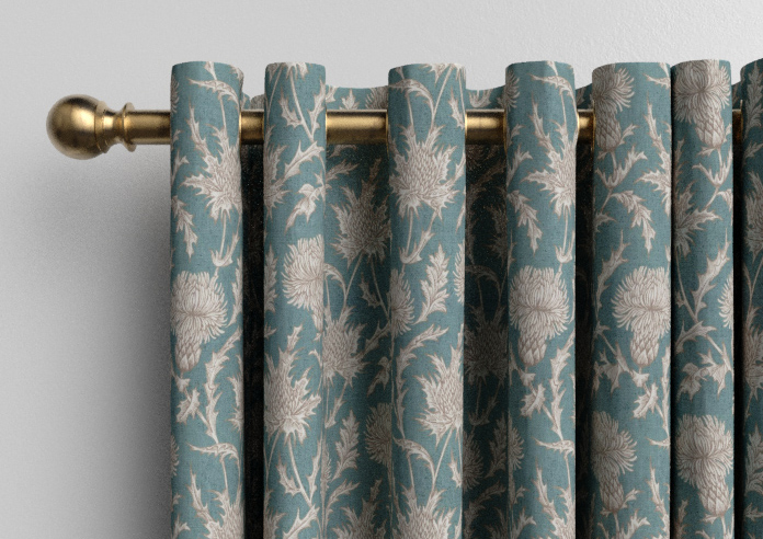 Carlina, Teal - Made to Measure Curtains - Image 12